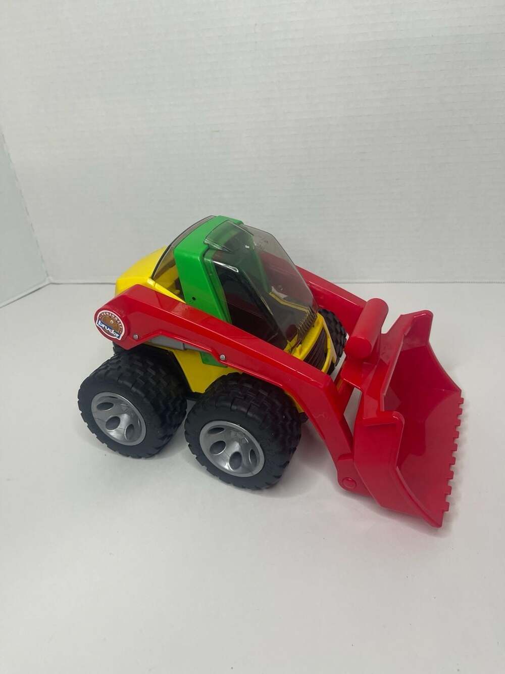 Bruder Roadmax Skid Steer Loader Red Green Yellow